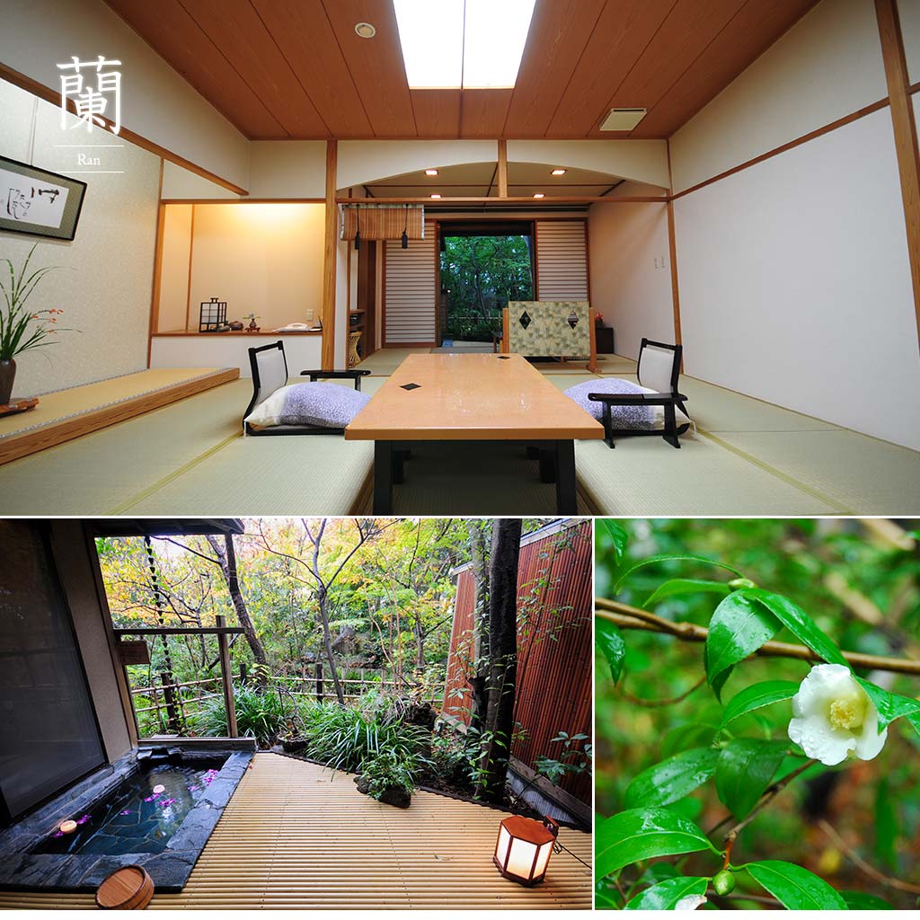 Guest room with Open-Air Onsen「蘭(RAN)」