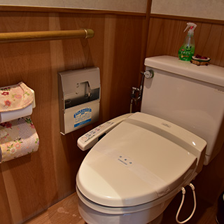 洗浄機付きトイレ完備